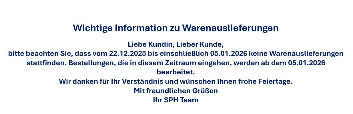 Warenauslieferung über Feiertage