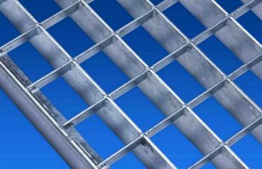 Industrial grating 1200x1000mm galvanized mesh size 30x30mm height 40mm without frame
