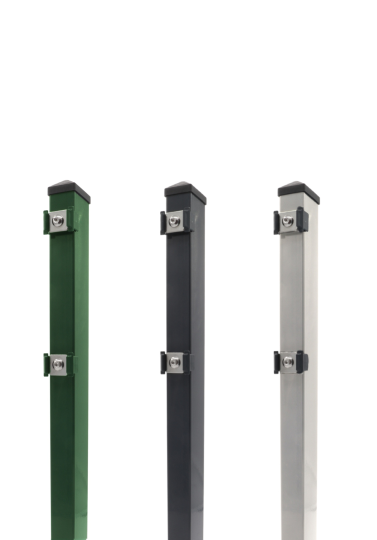 Preview: Pfosten für Doppelstabmatten zum Einbetonieren